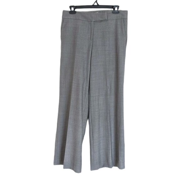 Tristan wool blend wide leg career pants grey size 6 @c1 - Picture 1 of 13